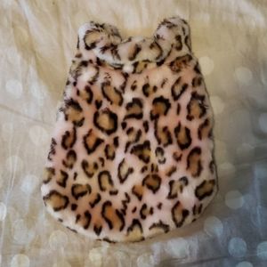 Pink Leopard Print Dog Coat